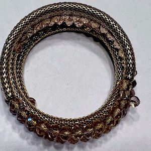 Stackable one size fits most bracelet all one piece